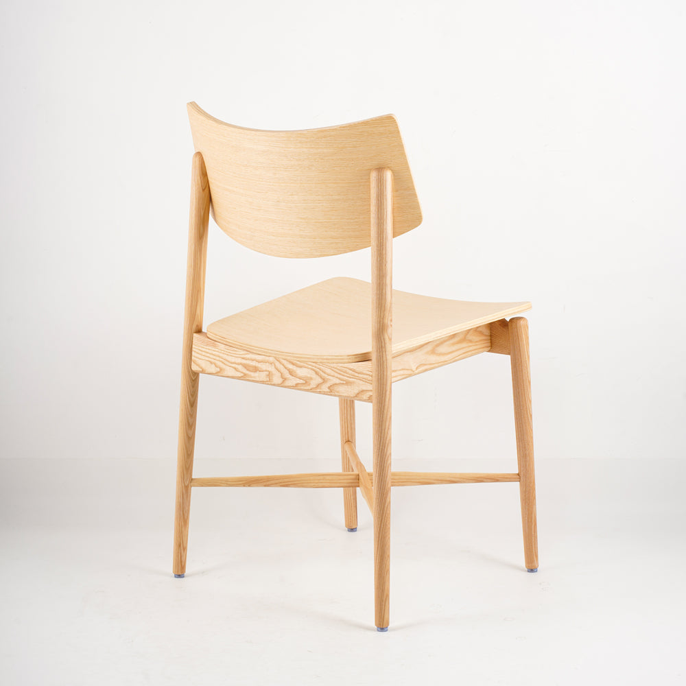 Solid American Ash Wood Dining Chair Modern Nordic French Style For Home School Office Or Bathroom Use
