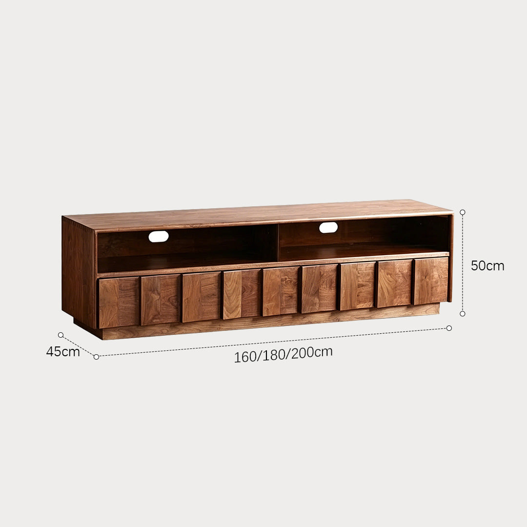 Timothy Walnut Wood Media Console