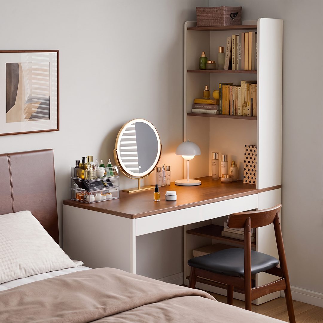 Harlow Study Desk with Bookshelf detail image
