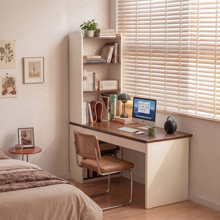 Harlow Study Desk with Bookshelf detail image