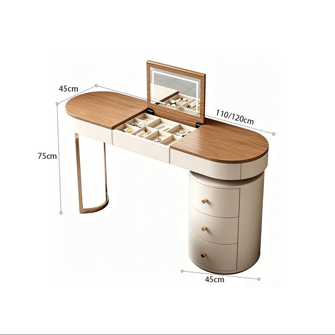 Luna Vanity Desk detail image