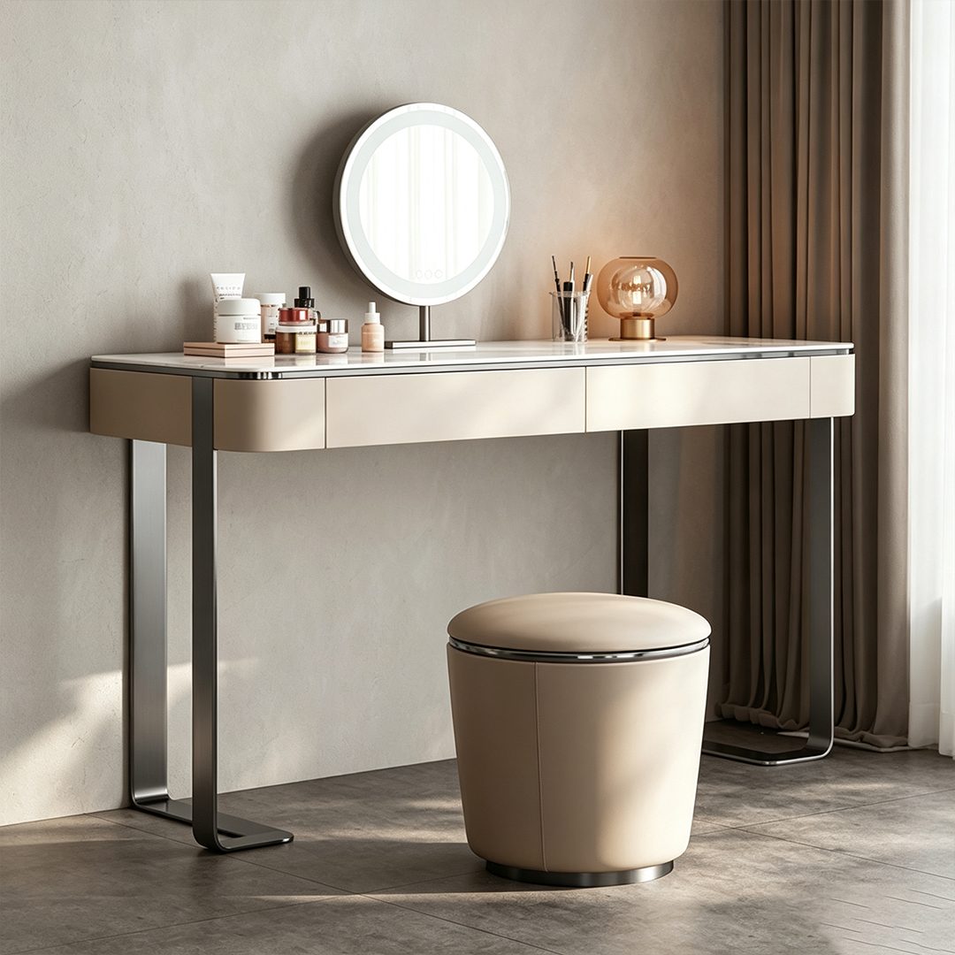 Marble Top Vanity Desk detail image