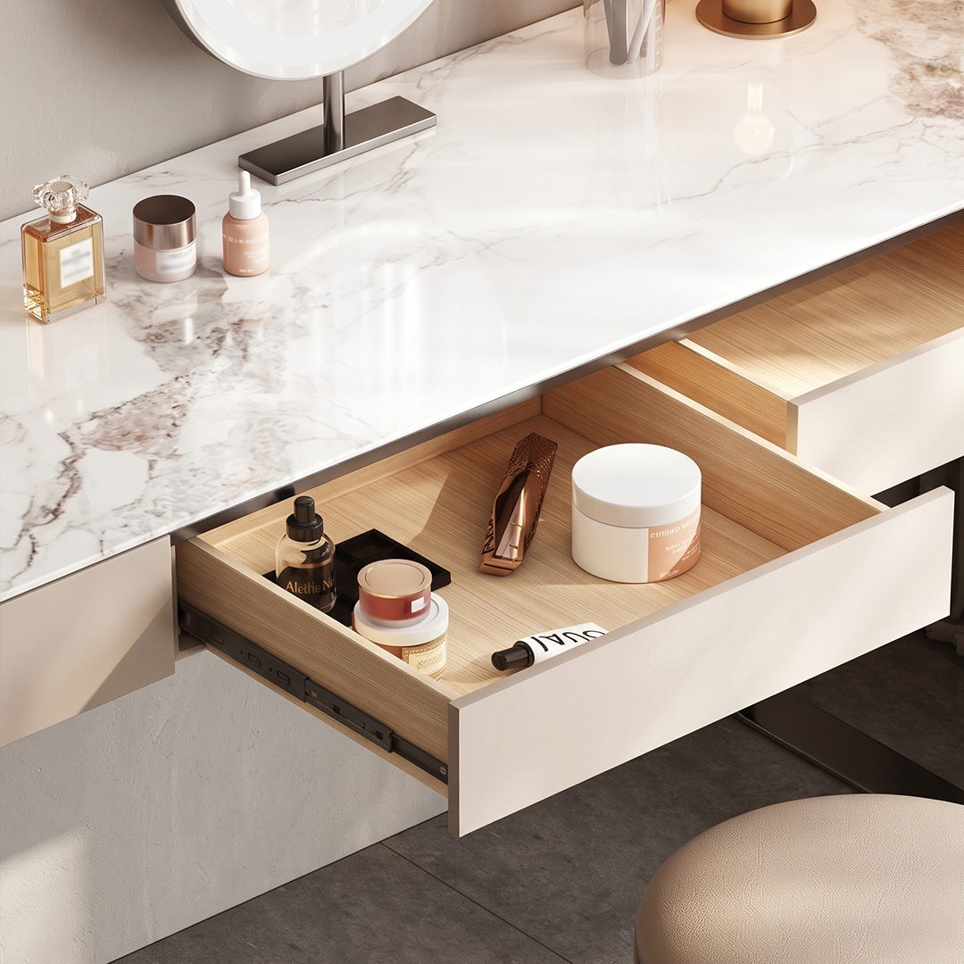 Marble Top Vanity Desk detail image