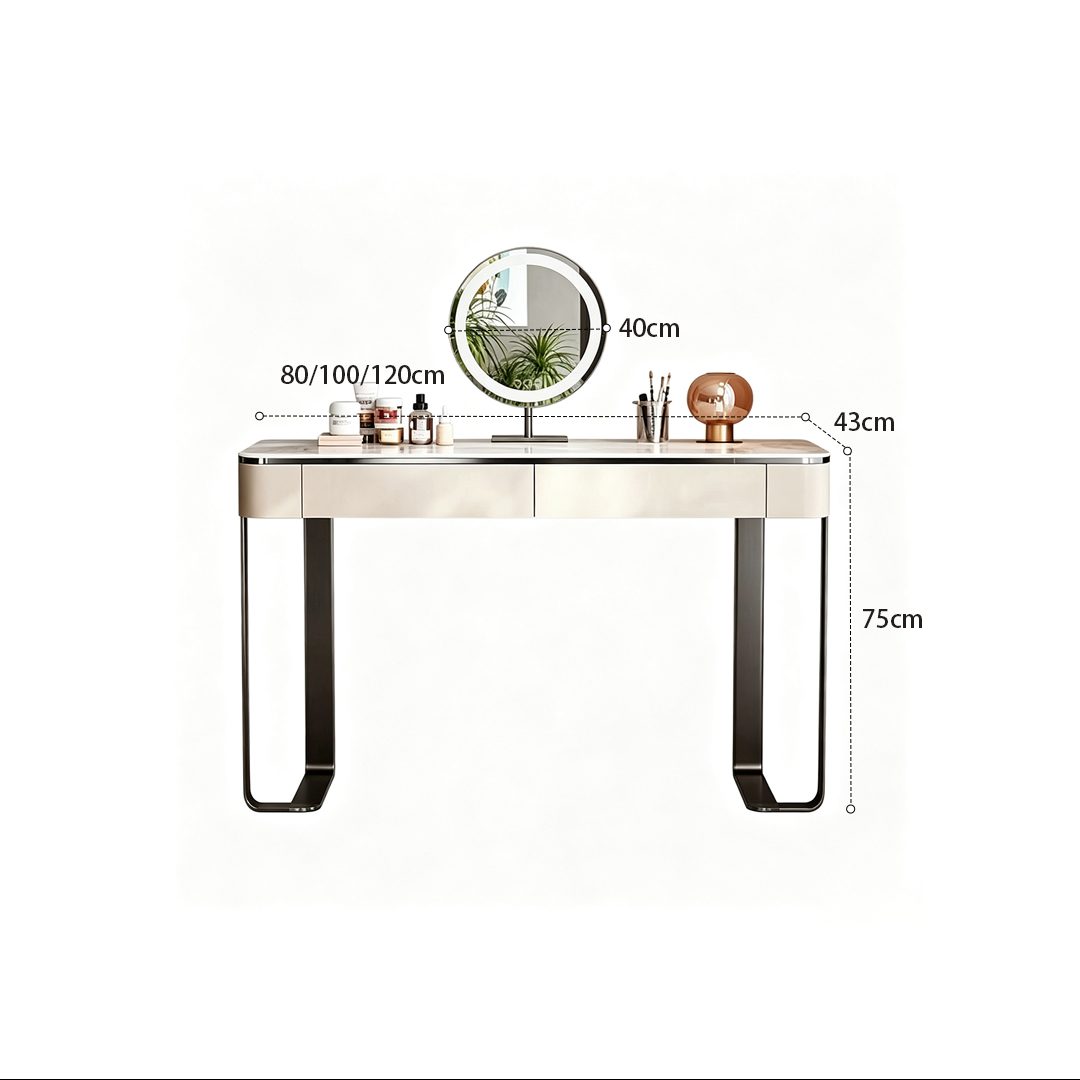 Marble Top Vanity Desk detail image