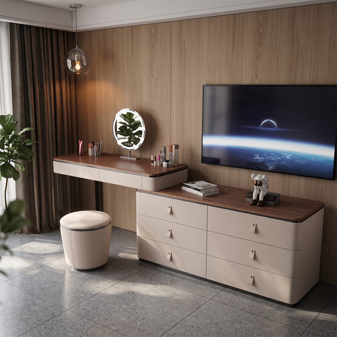 Harlow Vanity Desk with Storage detail image