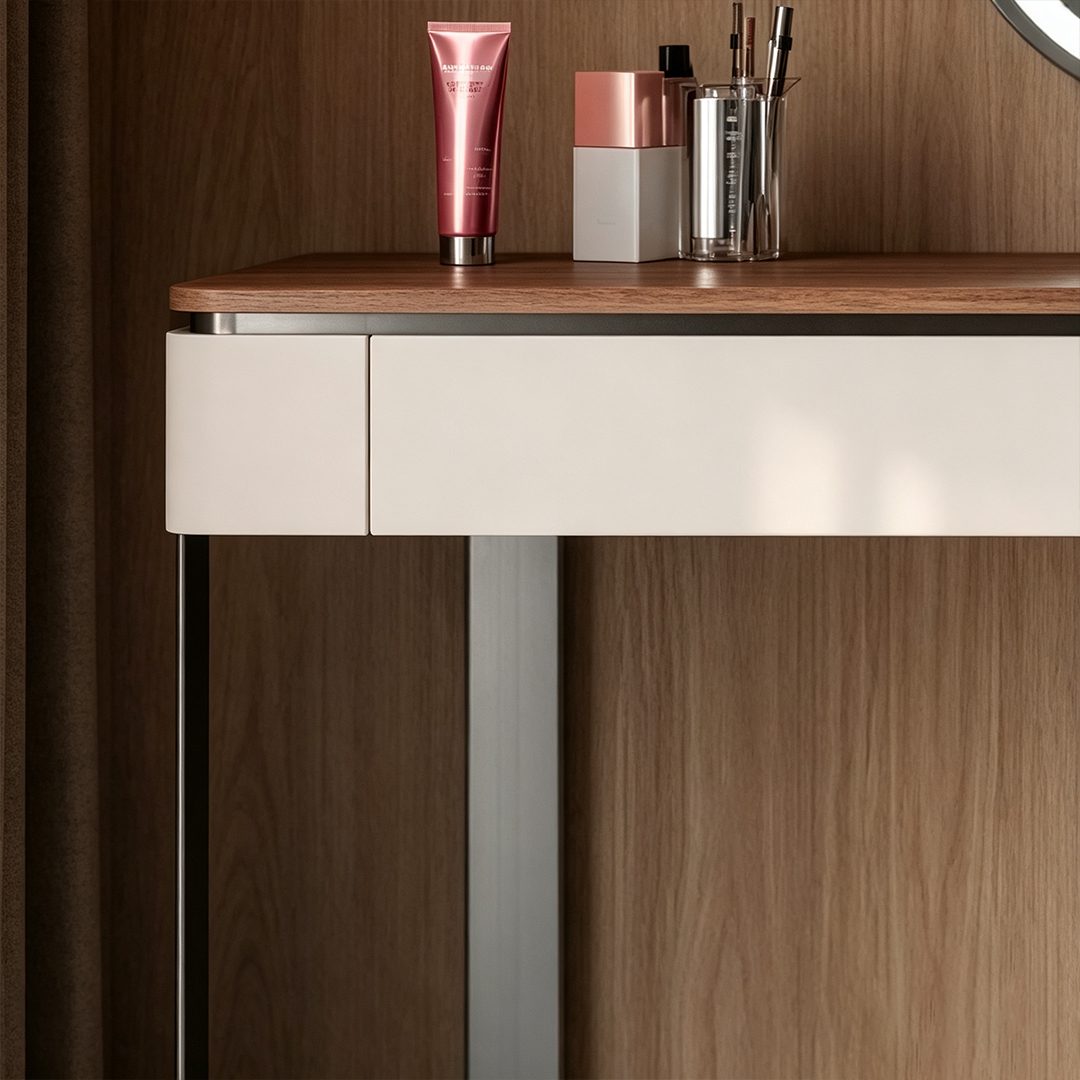 Harlow Vanity Desk with Storage detail image