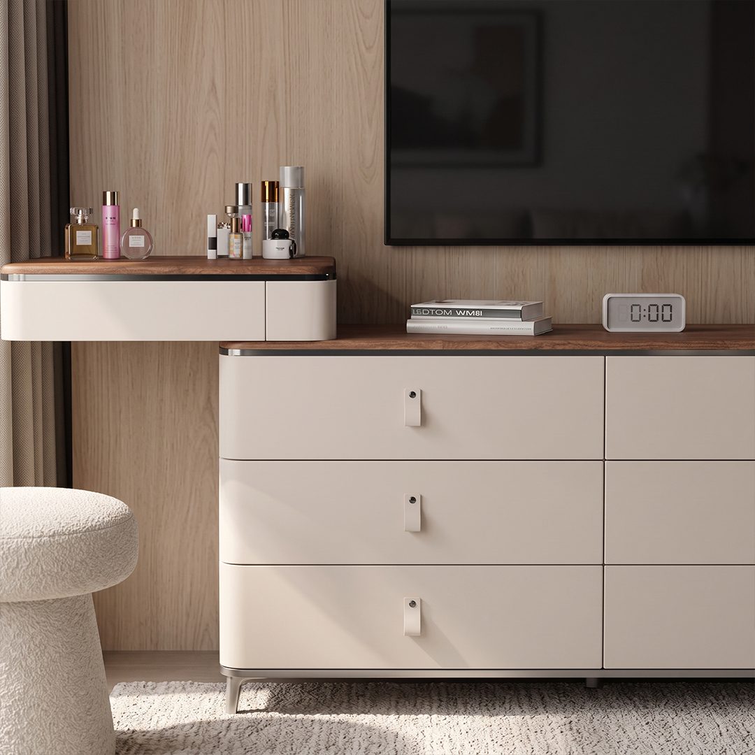 Harlow Vanity Desk with Storage detail image