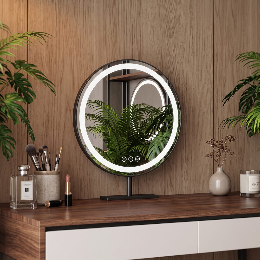 Harlow Vanity Desk with Storage detail image