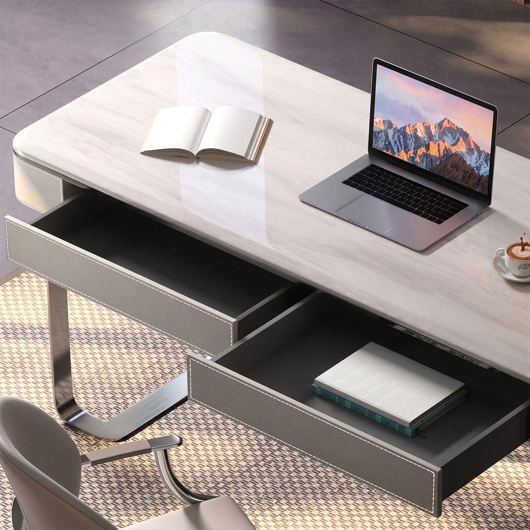 Linden Modern Desk detail image