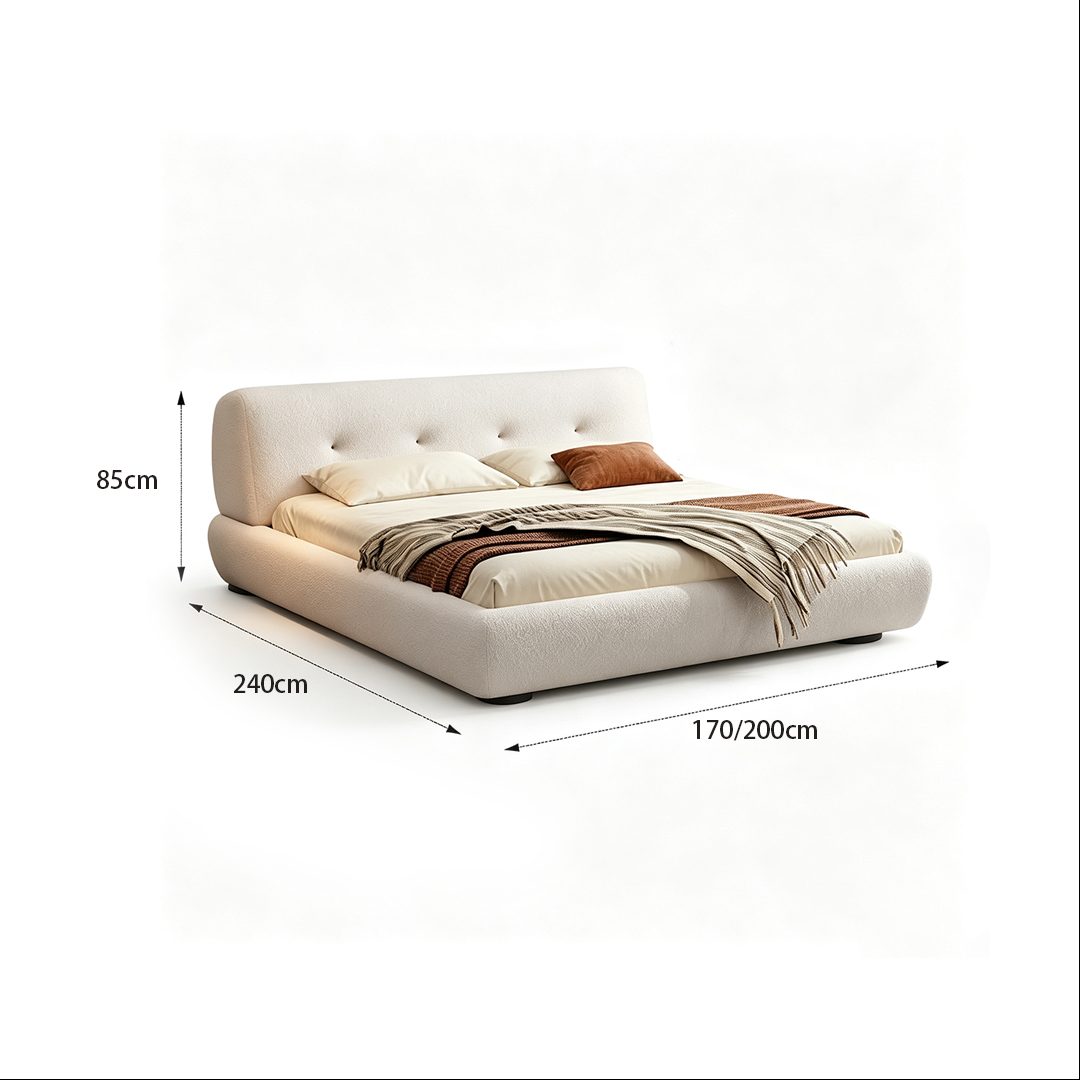 Luna Upholstered Bed Frame detail image