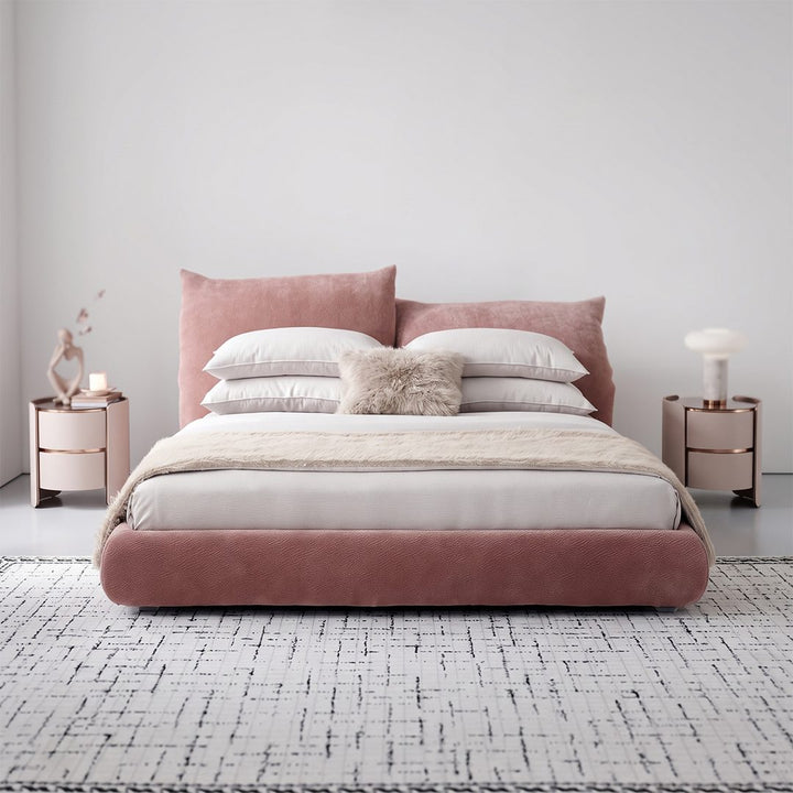 Caspian Velvet Bed detail image