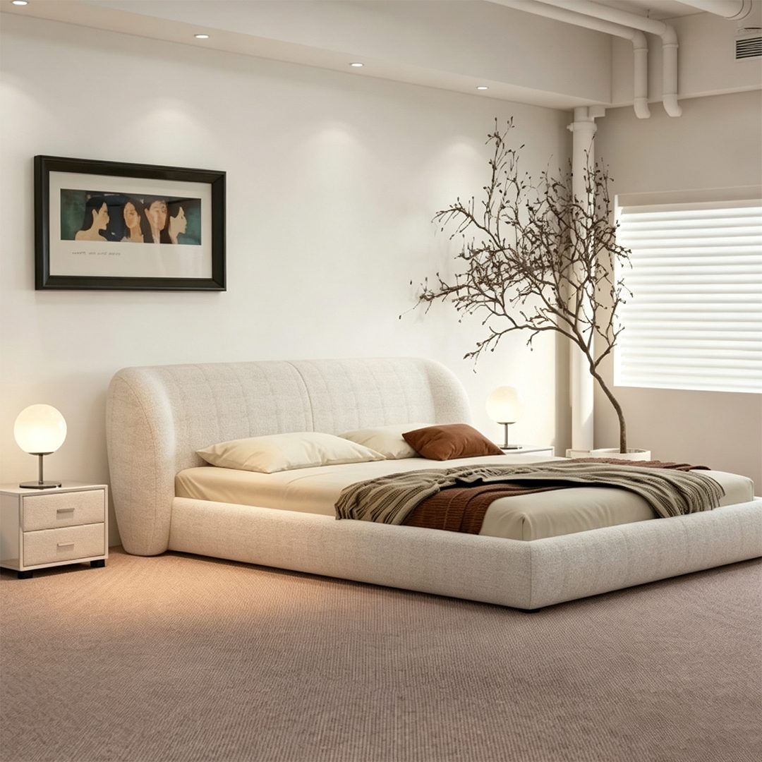 Luna Upholstered Bed Frame detail image
