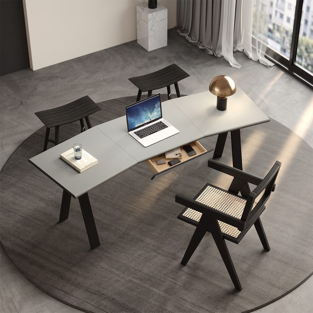 Luna Modern Desk detail image