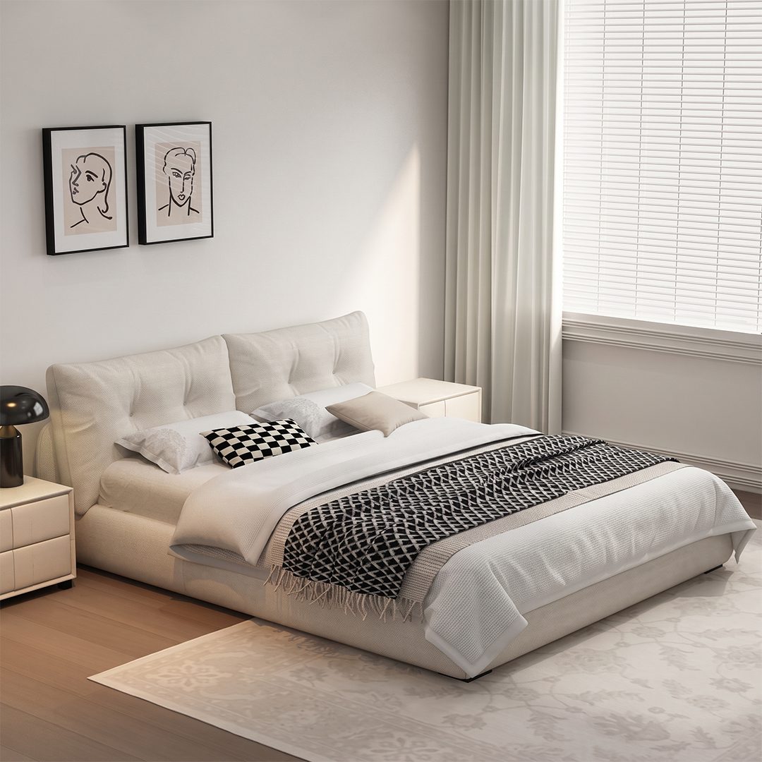 Luna Upholstered Bed Frame