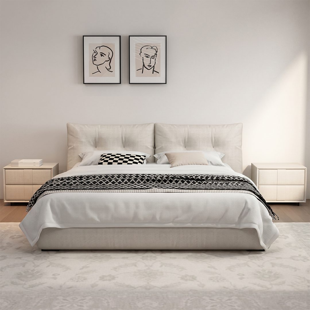 Luna Upholstered Bed Frame detail image