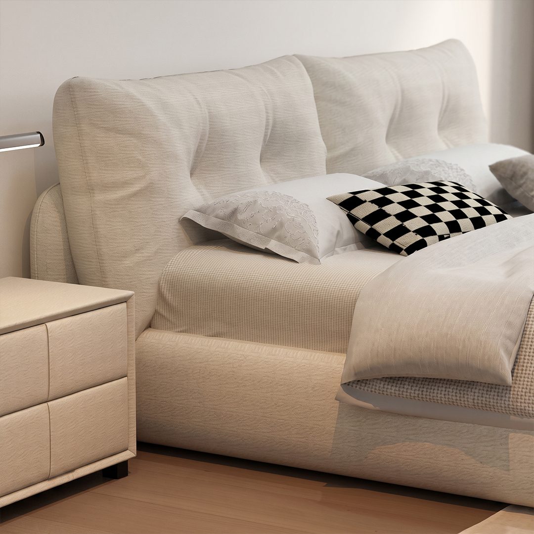 Luna Upholstered Bed Frame detail image