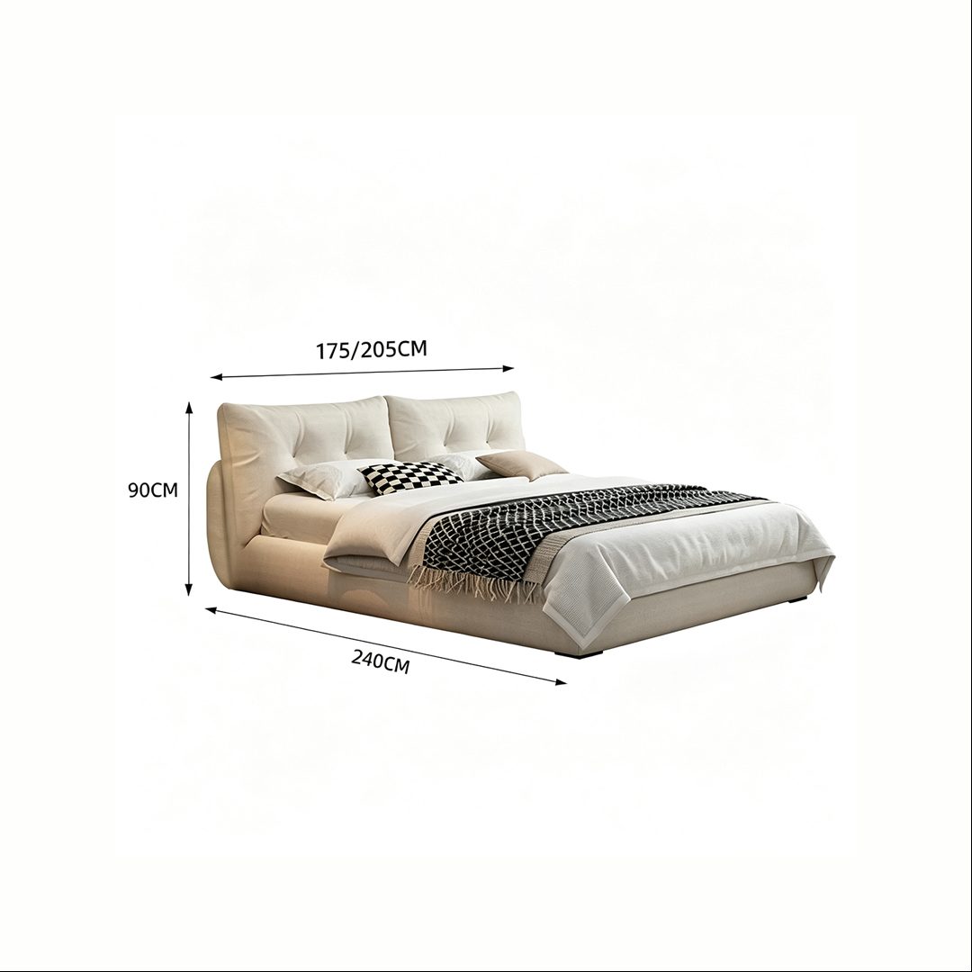 Luna Upholstered Bed Frame detail image