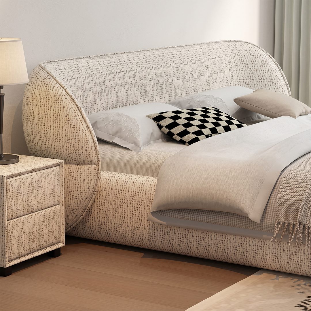 Luna Upholstered Bed detail image