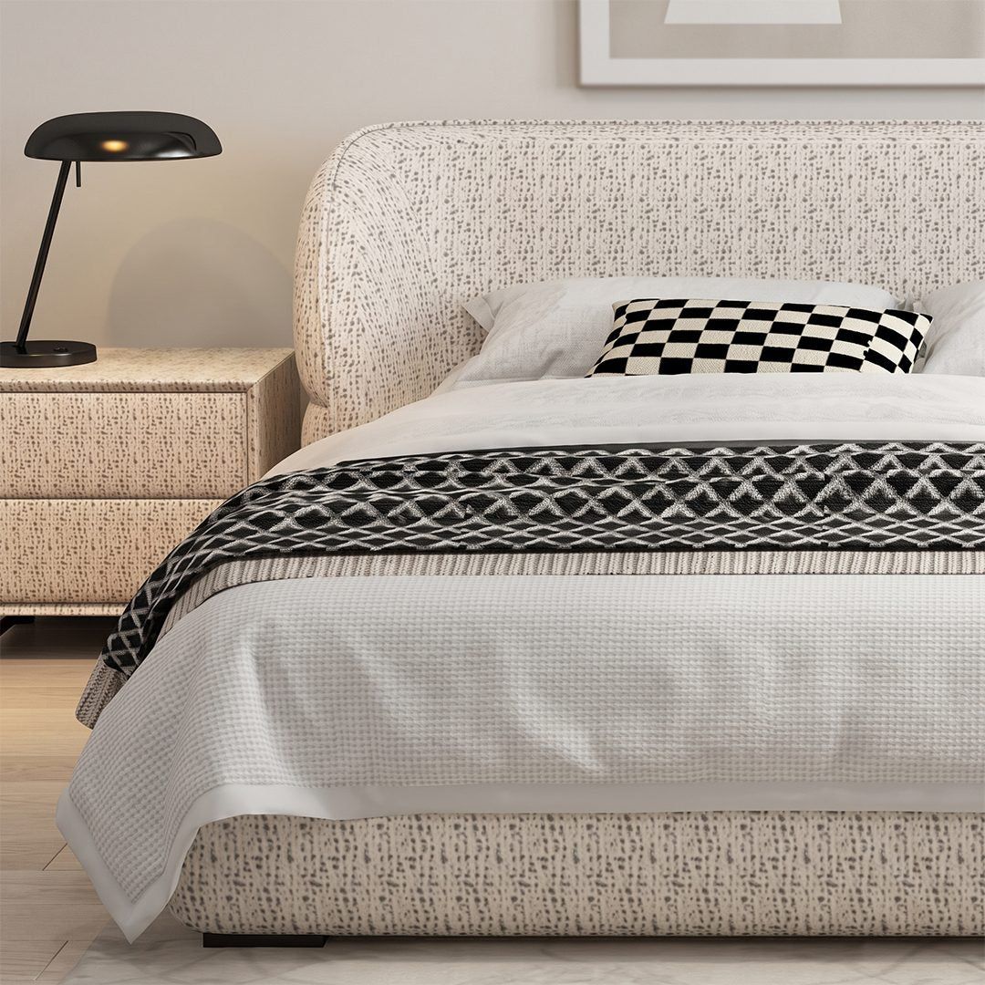 Luna Upholstered Bed detail image
