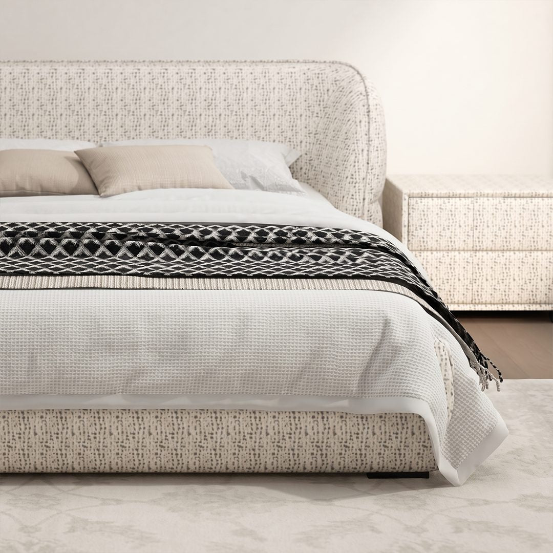 Luna Upholstered Bed detail image