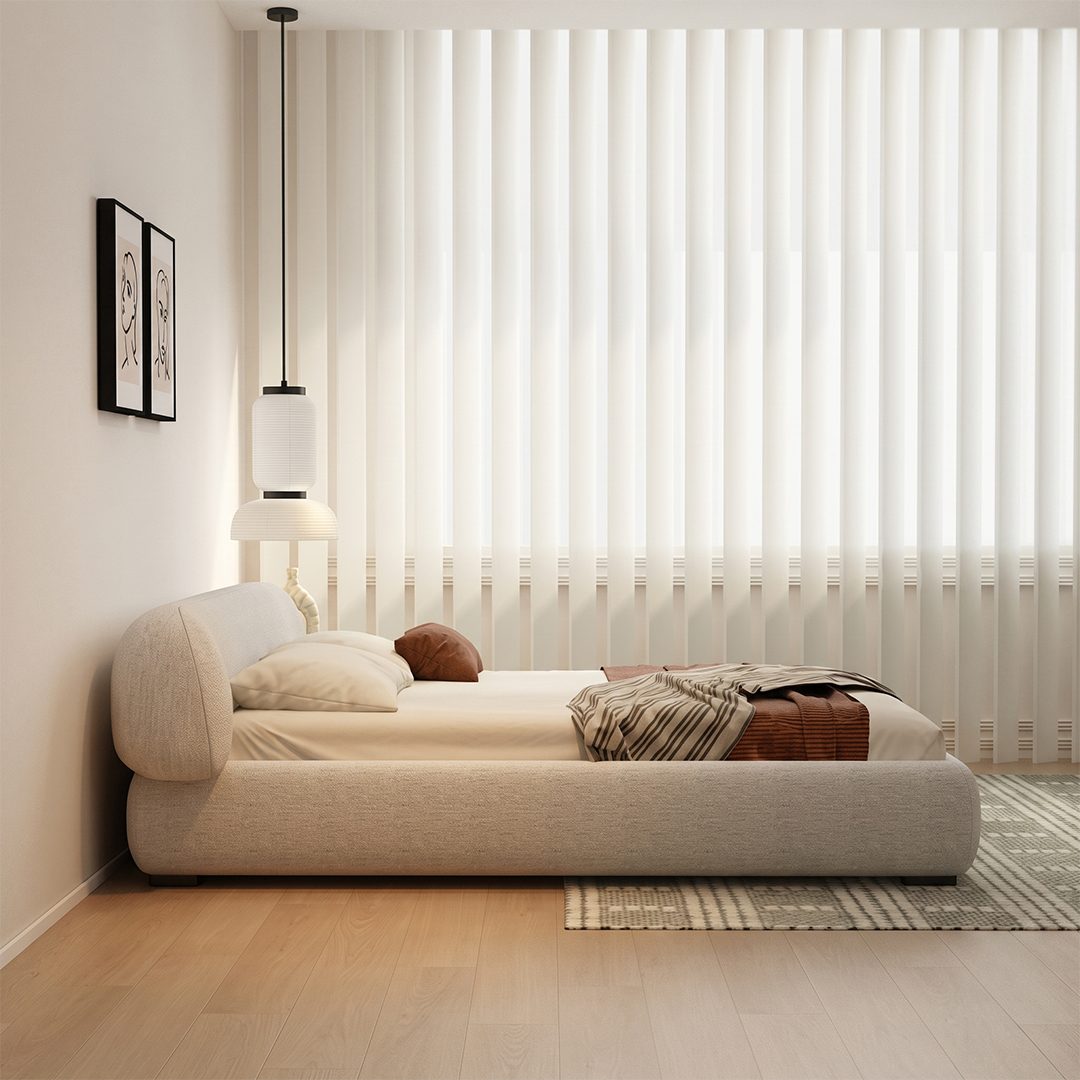 Luna Upholstered Bed Frame detail image