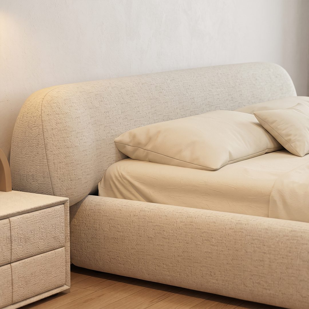 Luna Upholstered Bed Frame detail image