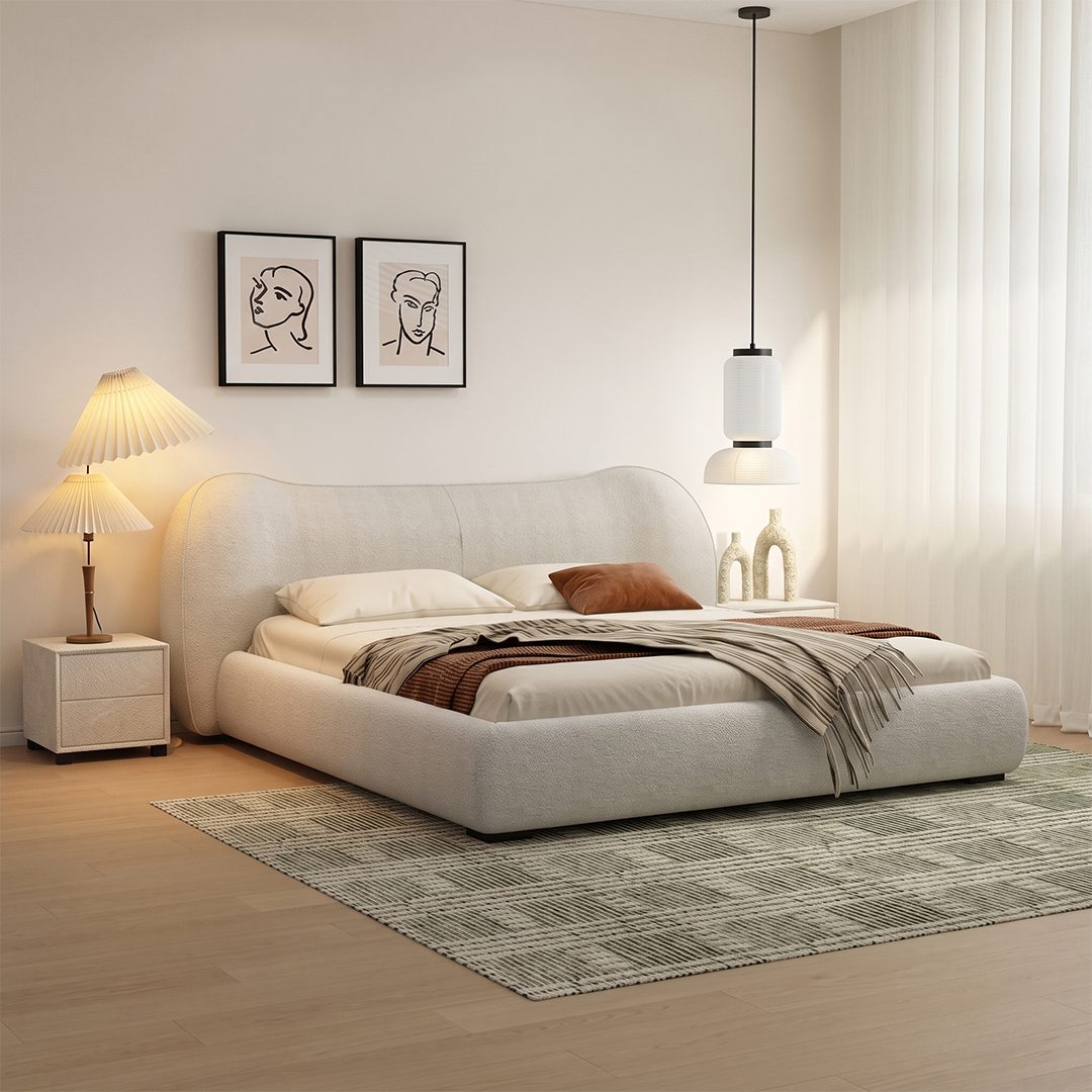 Luna Upholstered Bed Frame detail image