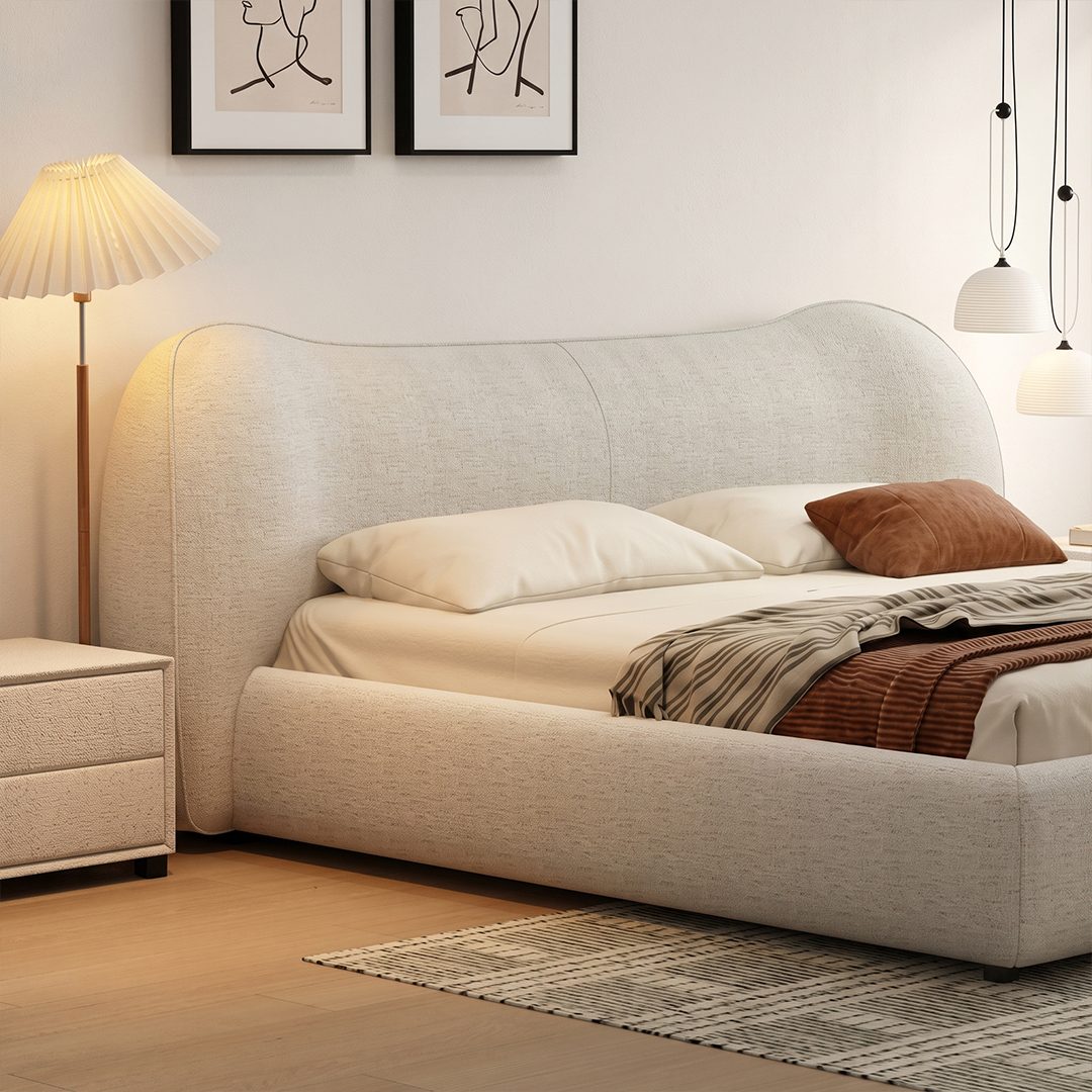 Luna Upholstered Bed Frame detail image