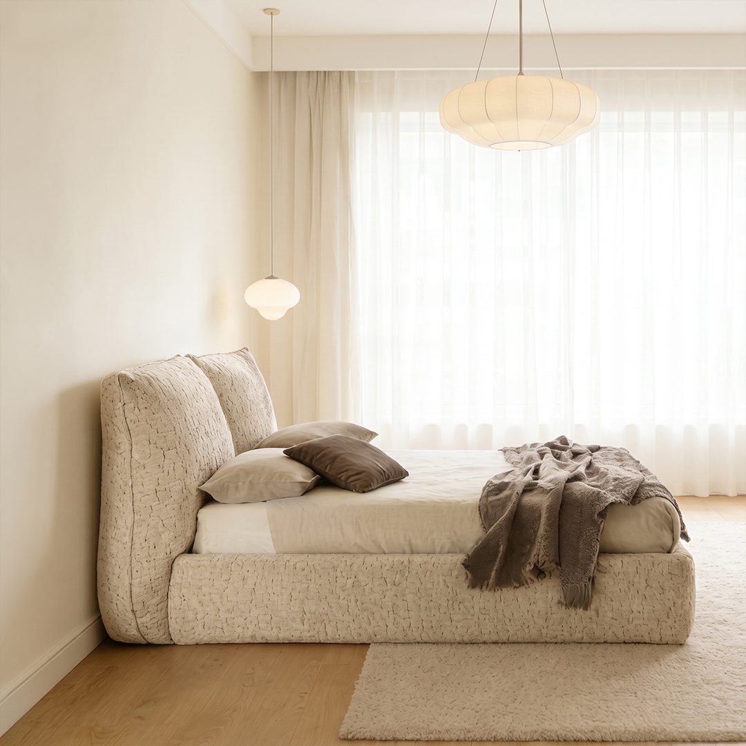 Luna Upholstered Bed Frame detail image
