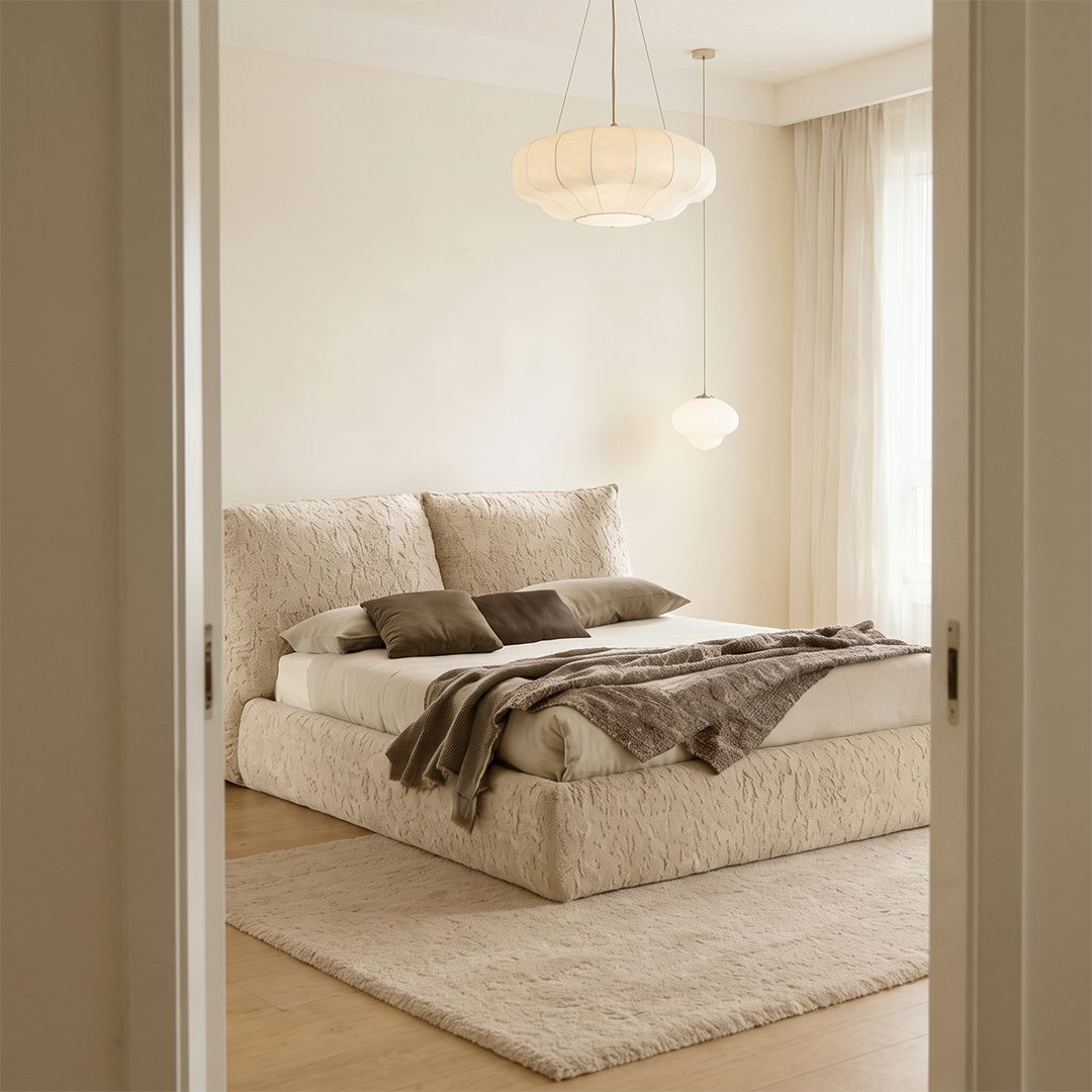 Luna Upholstered Bed Frame detail image