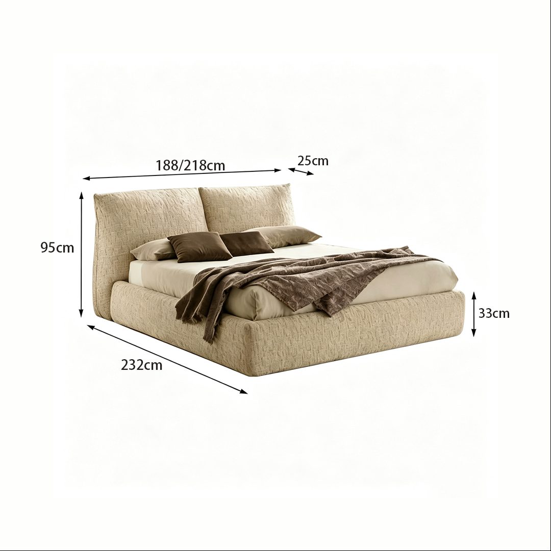 Luna Upholstered Bed Frame detail image