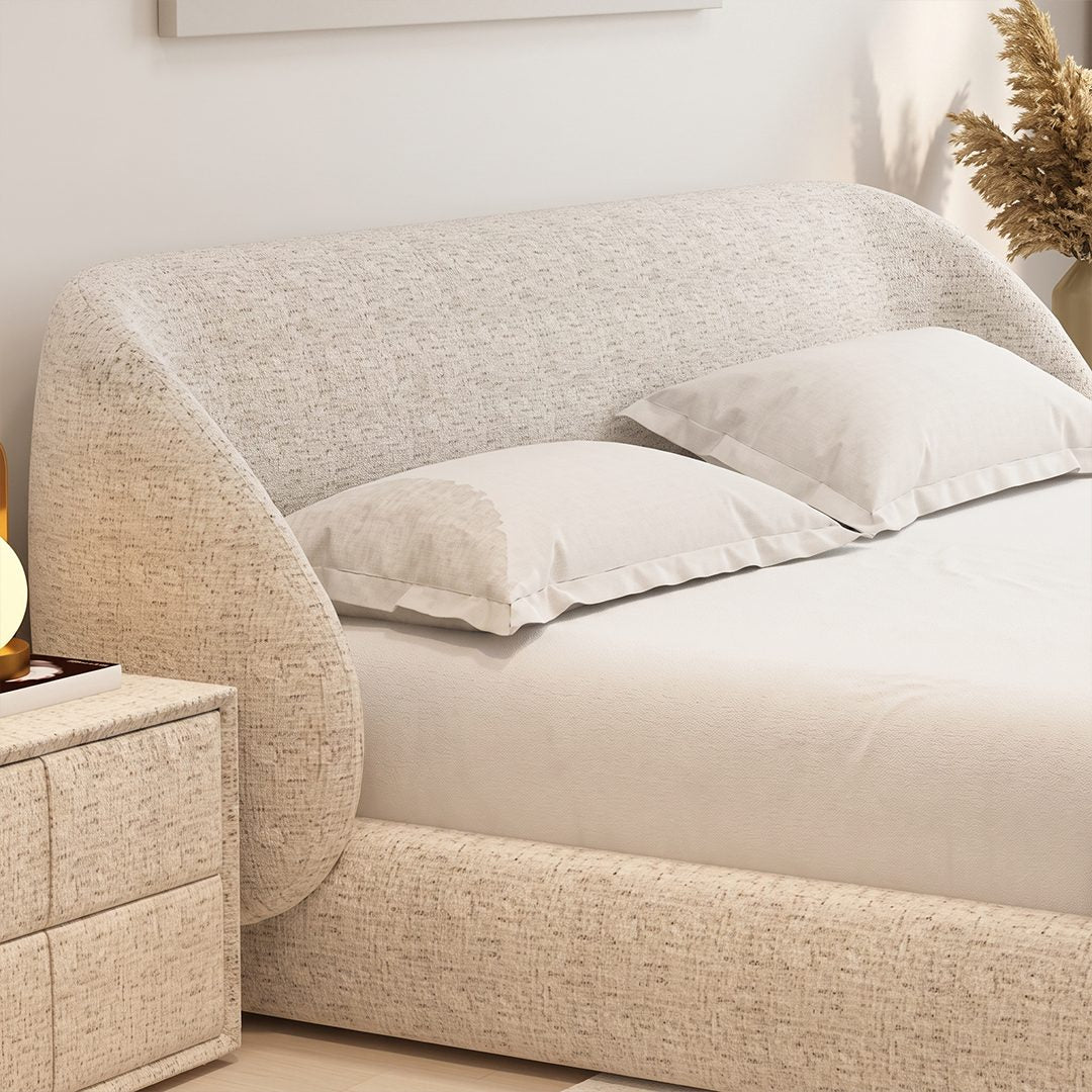 Luna Upholstered Bed detail image