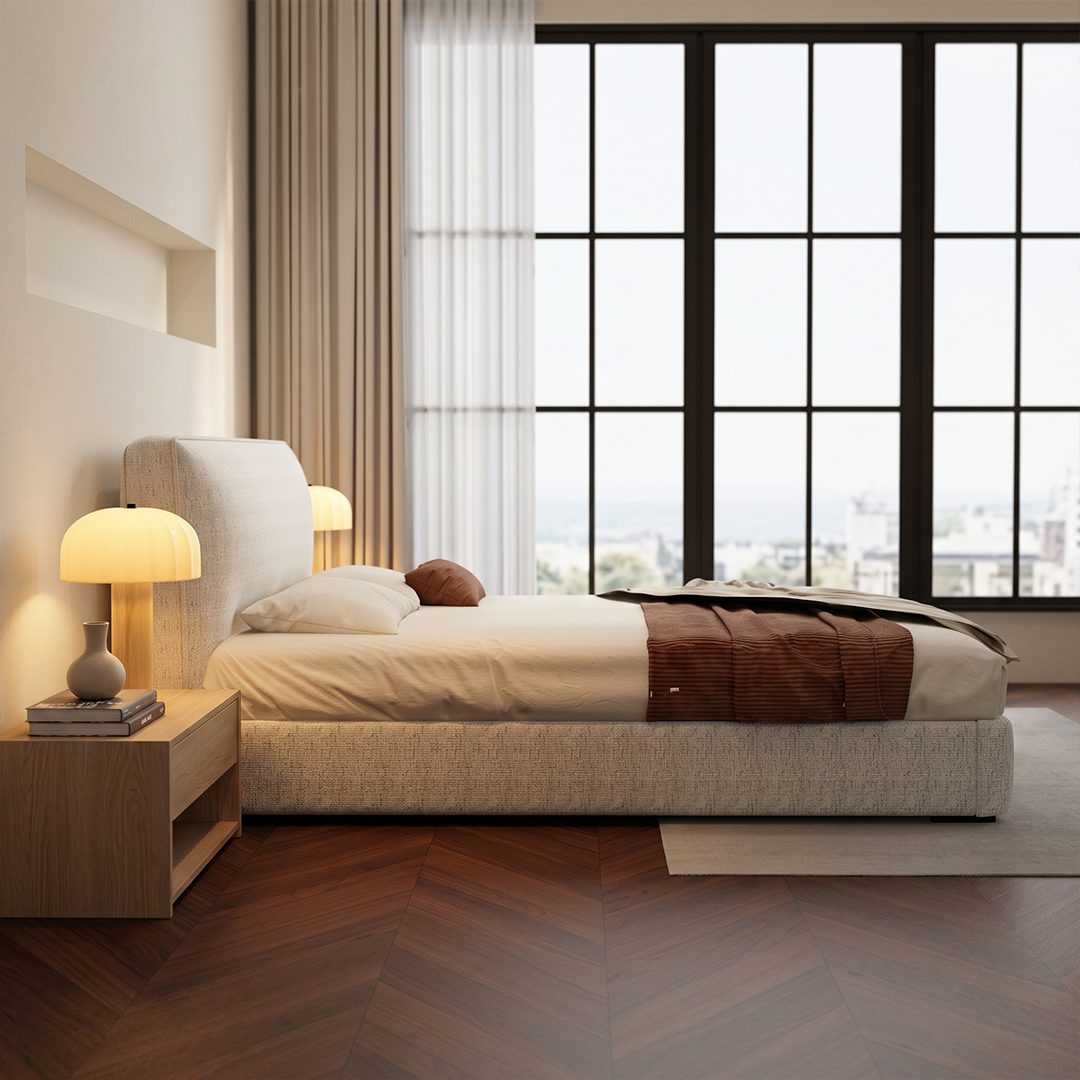 Luna Upholstered Bed Frame detail image