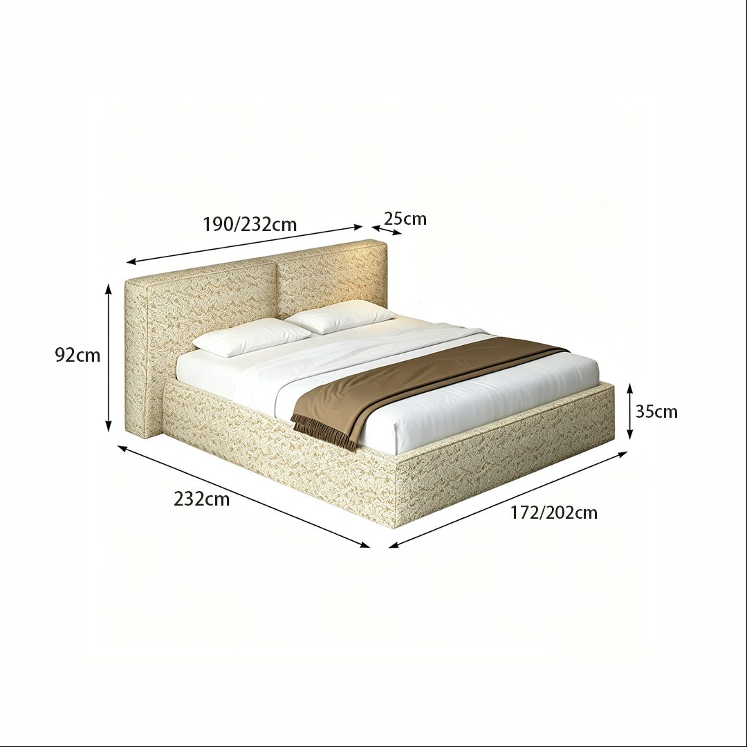 Siena Upholstered Bed detail image
