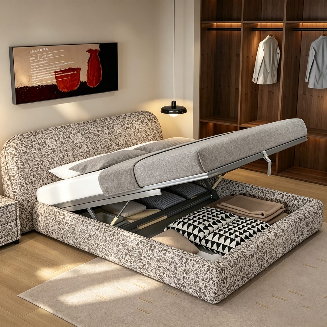 Livia Upholstered Bed detail image