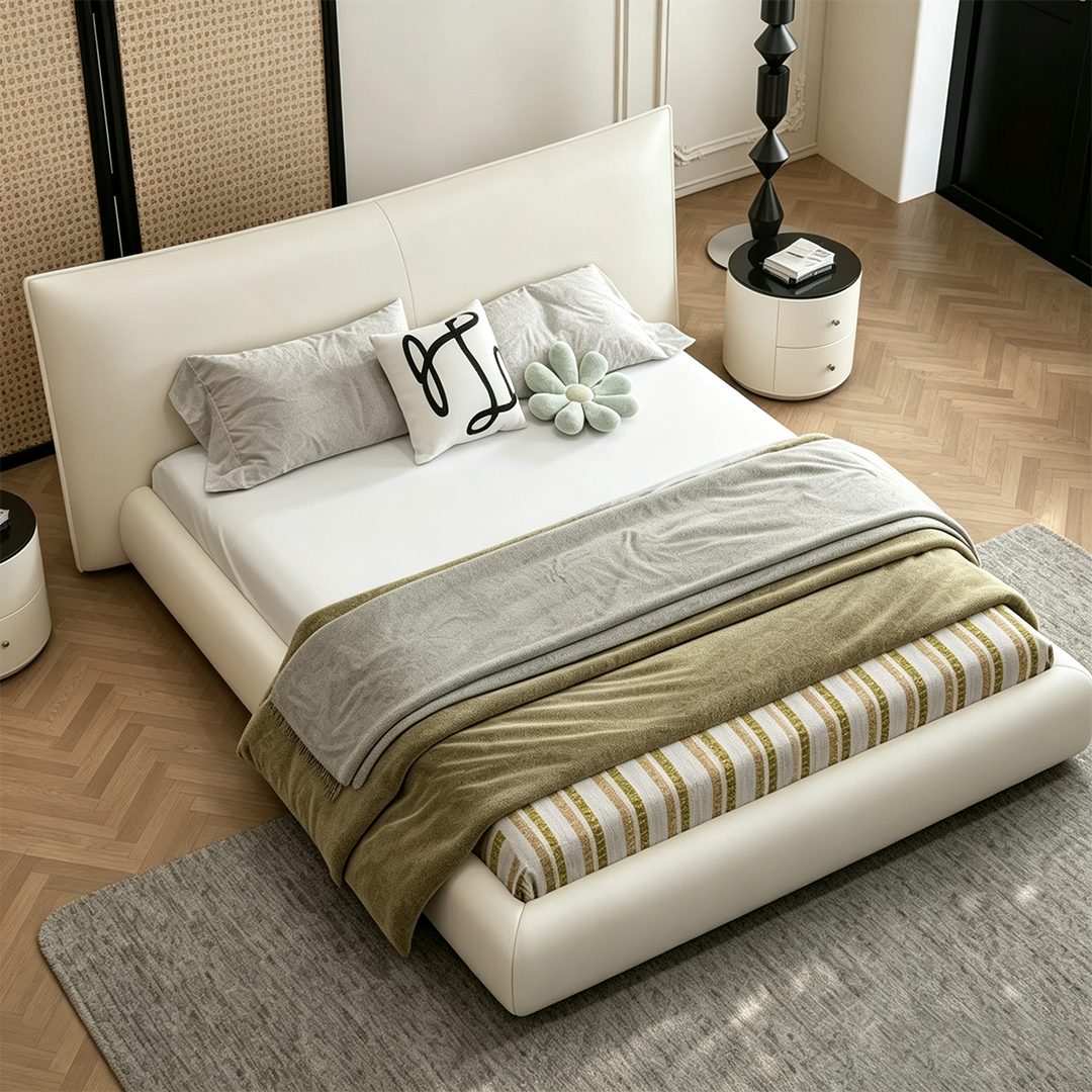 Luna Upholstered Bed detail image