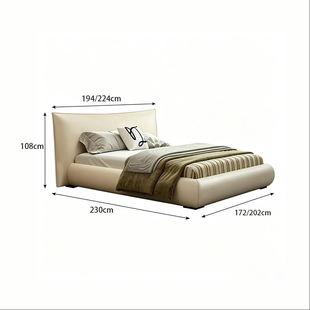 Luna Upholstered Bed detail image