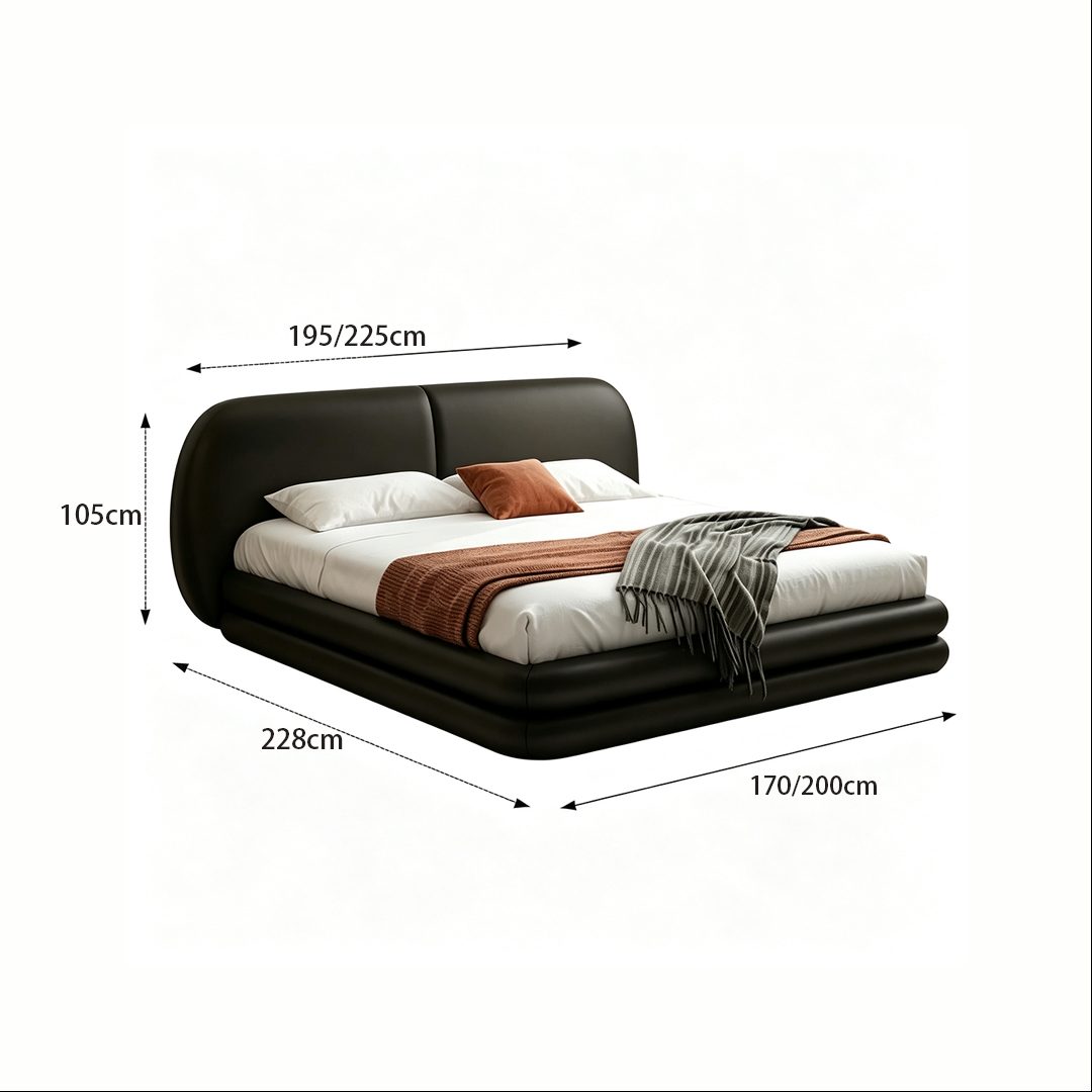 Luna Upholstered Bed Frame detail image