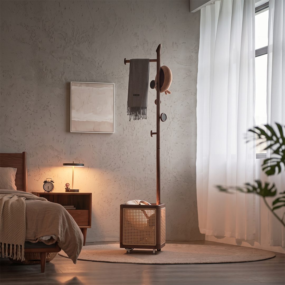 Caspian Coat Rack with Storage
