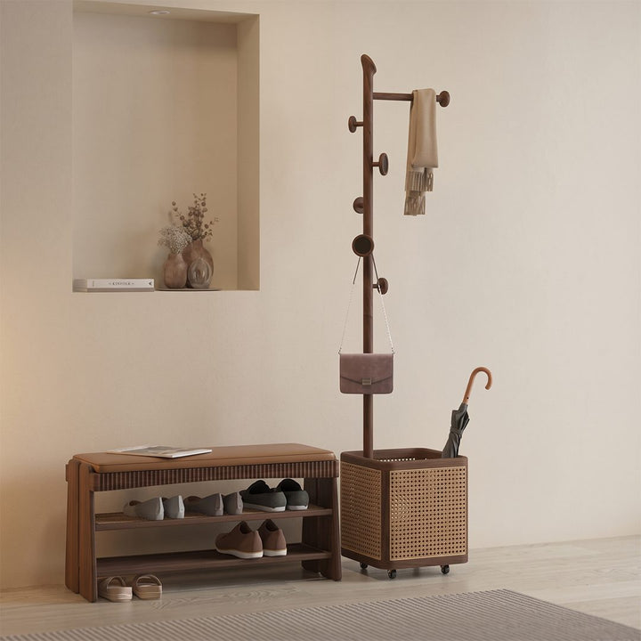 Caspian Coat Rack with Storage detail image