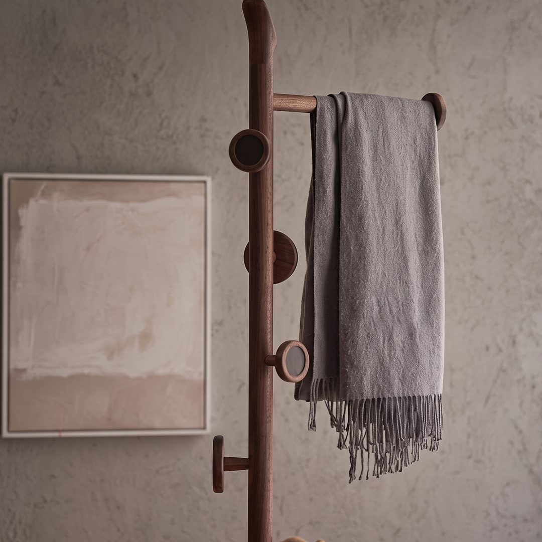 Caspian Coat Rack with Storage detail image