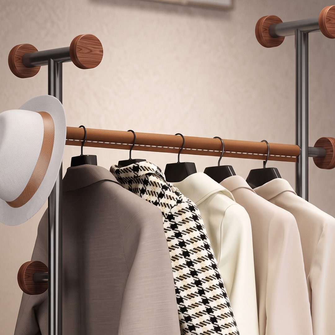 Caspian Garment Rack detail image