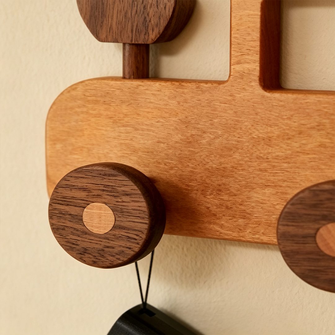 Train Wall Hook Rack detail image