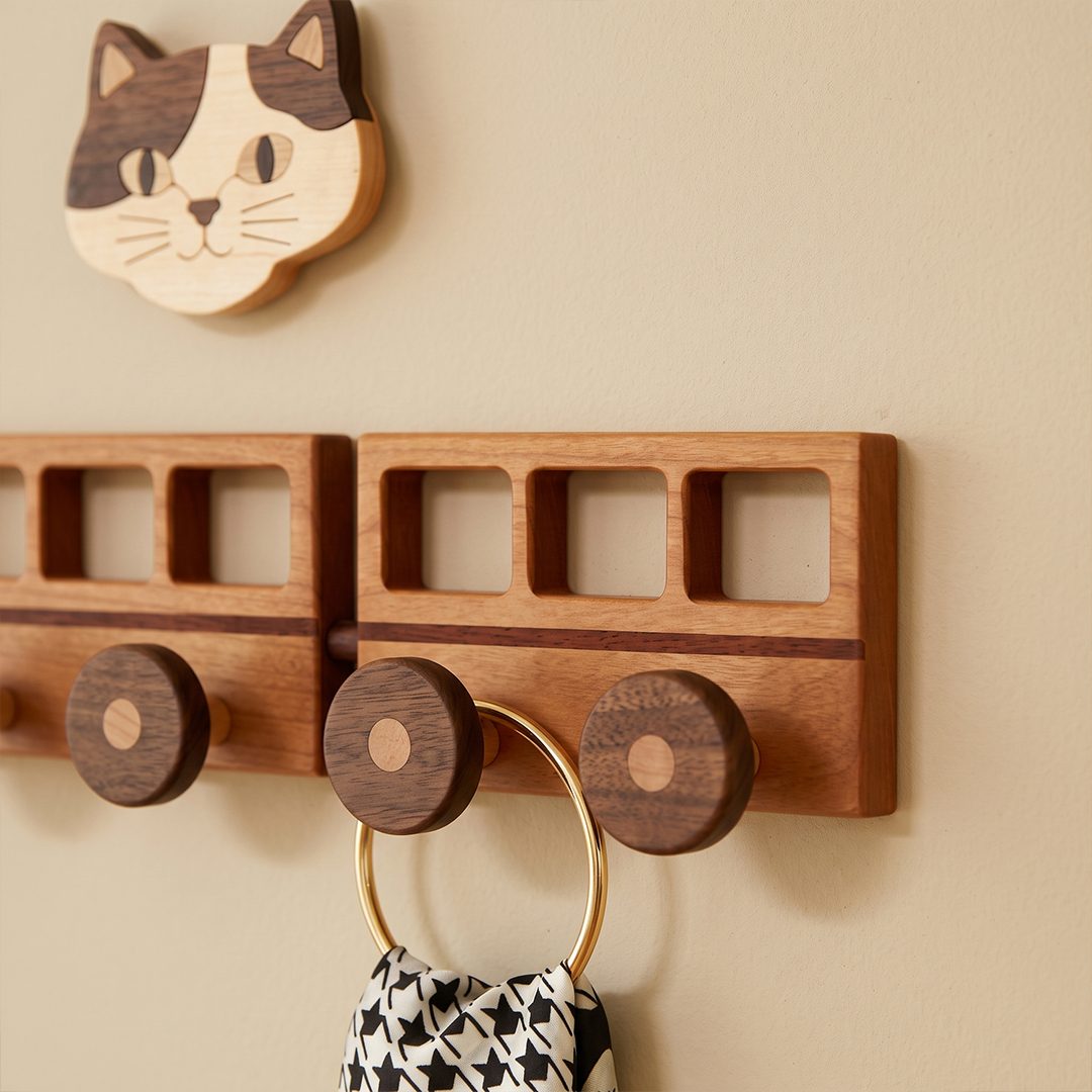 Train Wall Hook Rack detail image