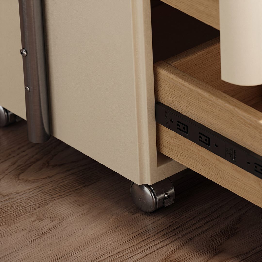 Avery Coat Rack with Mirror detail image