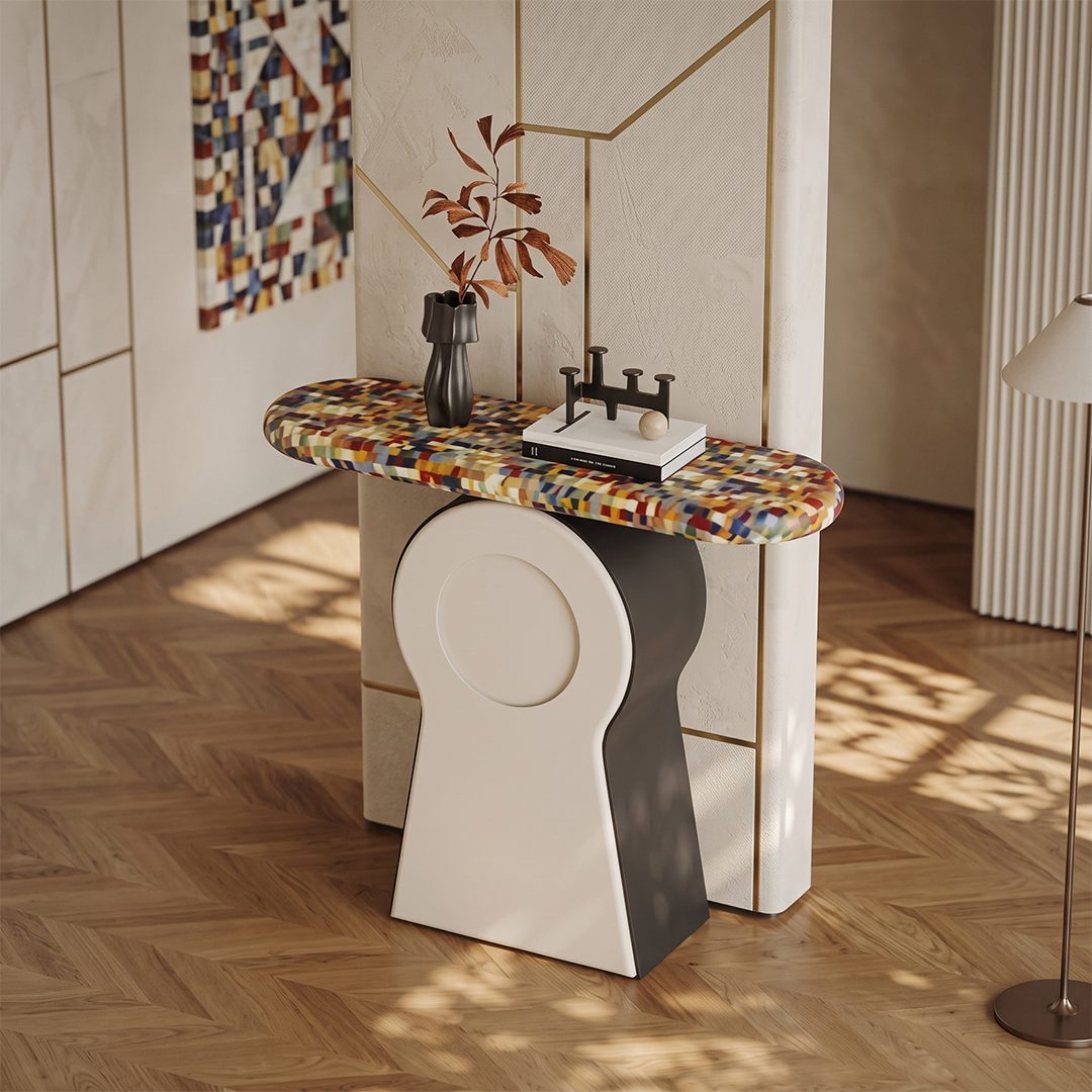 Kaleidoscope Console Table detail image