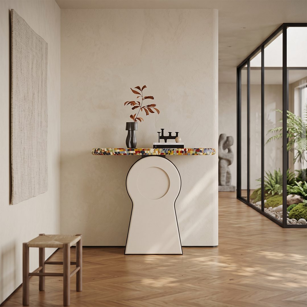 Kaleidoscope Console Table detail image