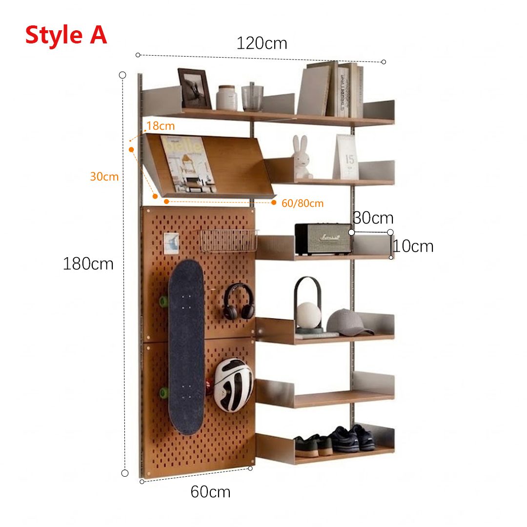 Caspian Modular Wall Shelf Unit