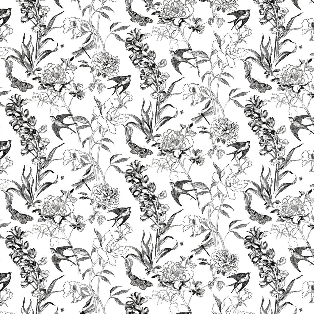 Flora Pattern Decorative Fabric