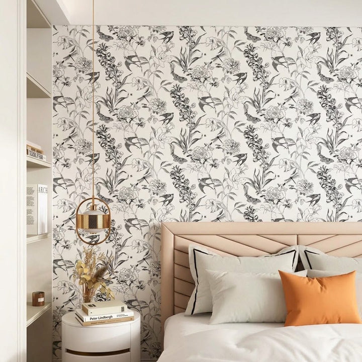 Flora Pattern Decorative Fabric detail image